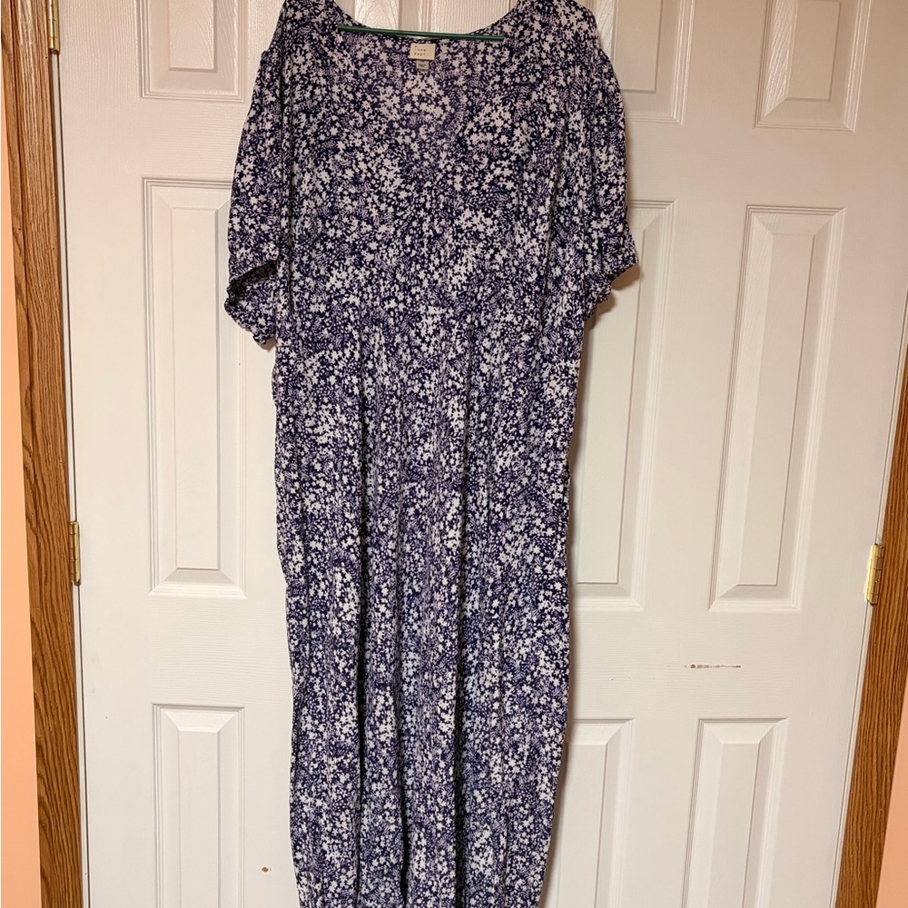 A New Day Navy Floral Maxi Dress